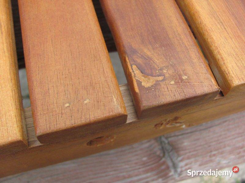 półka regał stojak drewniany akacja na buty 87cm Zamość