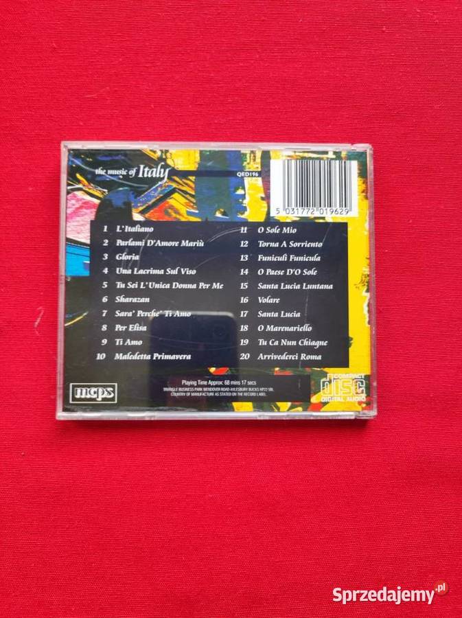 the music of italy kolekcjonerska płyta cd Kielce