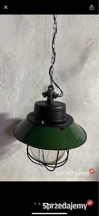 Lampa industrialna C11 odrestaurowana śląskie Gliwice