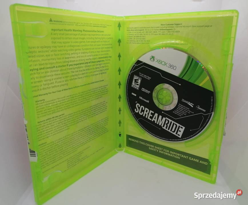 Gra Screamride Xbox 360 warmińsko-mazurskie Elbląg