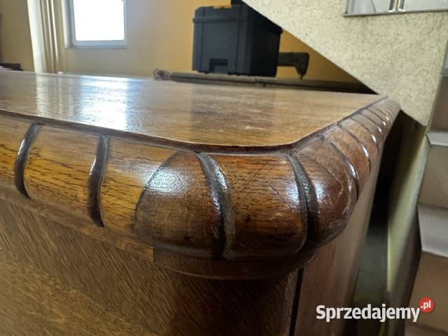 Biurko dębowe stan b duże antyk Pustków-Osiedle