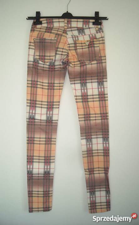 spodnie w kratę 26 s xs Lubartów