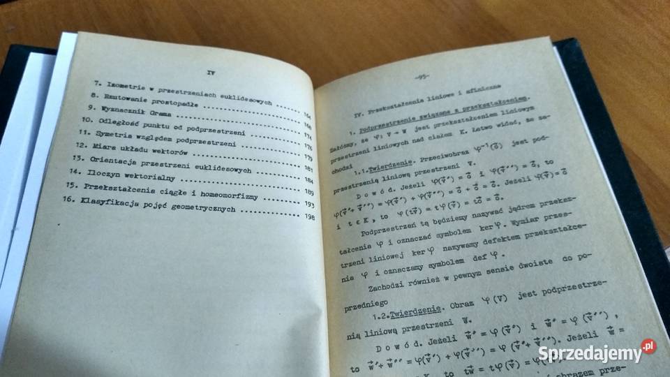 Geometria z elementami topologii i algebry Gdańsk
