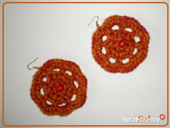 Kolczyki melanż hand madeozdoby Łódź
