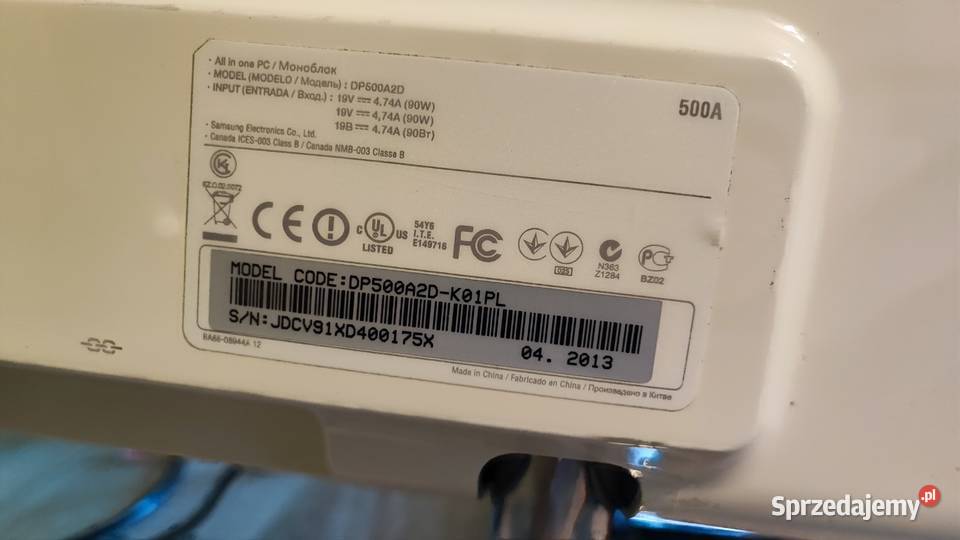 Samsung AIO Pamięć RAM 6