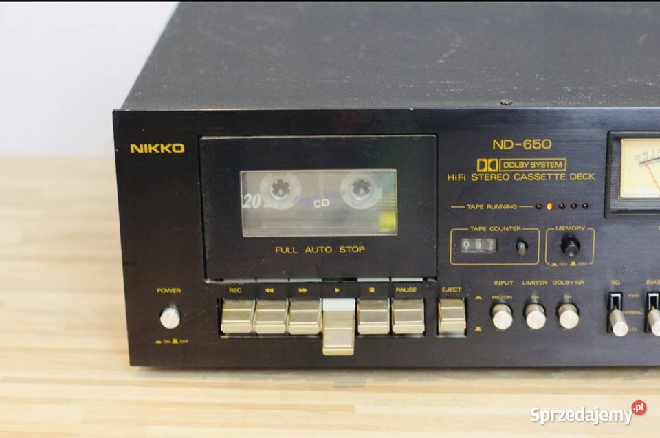 Magnetofon kasetowy Nikko ND650 Grupa