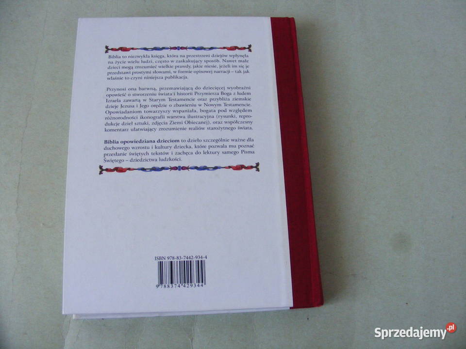 Biblia opowiedziana dzieciom Stary i Nowy dolnośląskie Oborniki Śląskie