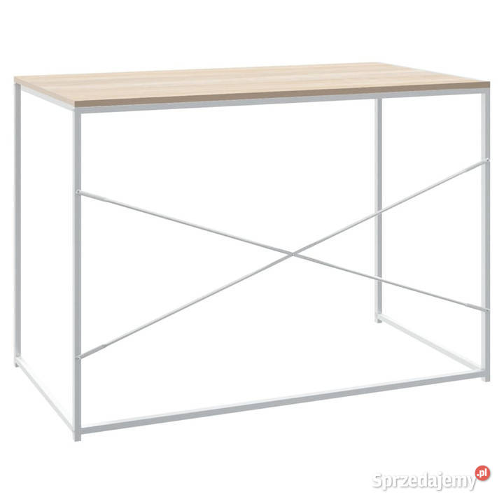 Biurko komputerowe białodębowe 110x60x70 WM30210 Warszawa sprzedam
