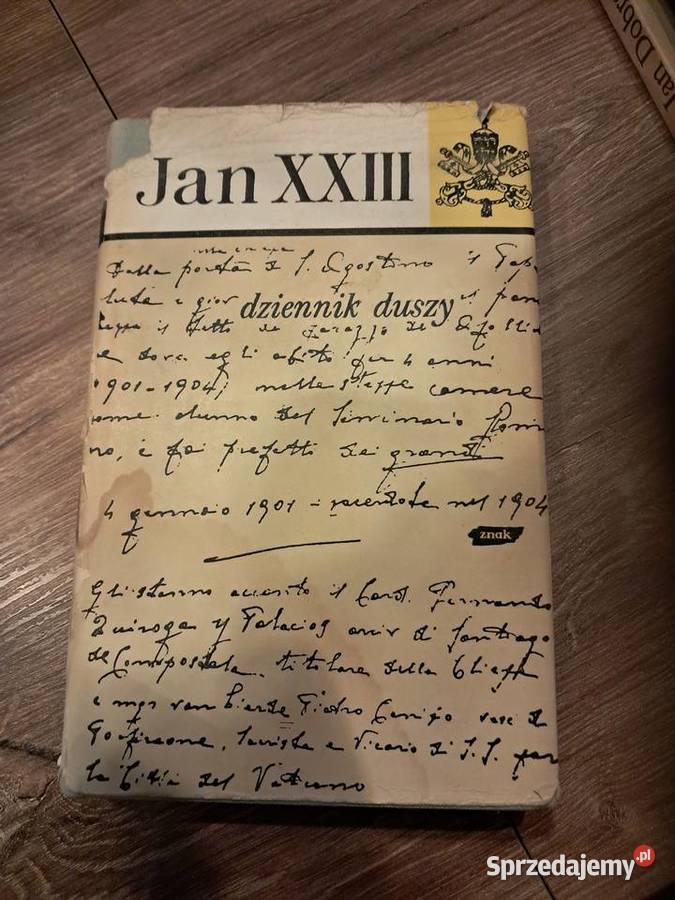 książka z 1967r dziennik duszy Jana XXIII stan Sandomierz