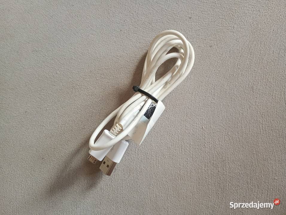 kabel przewód USB A USB micro biały 15m sprzedam