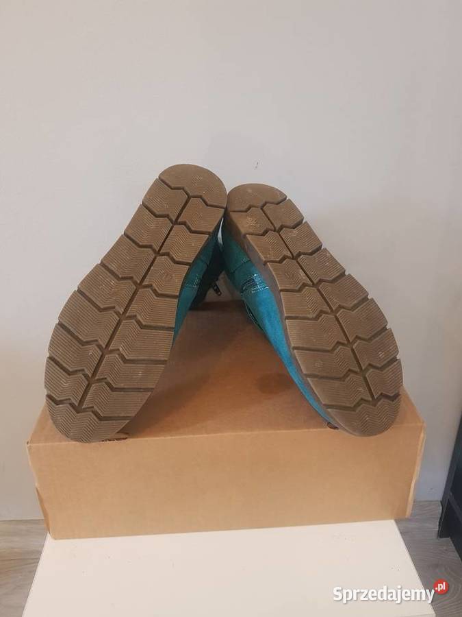 Turkusowe botki damskie firmy Ambellis 41 inna Kraków