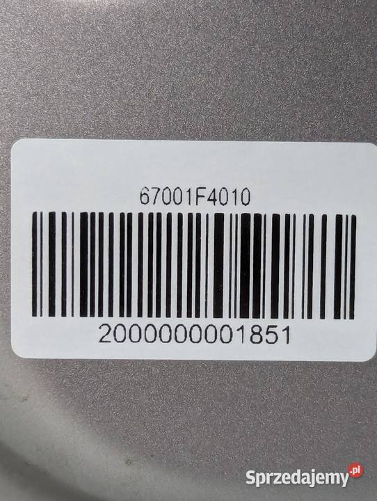 DRZWI PRAWY PRZÓD TOYOTA CHR 67001F4010 Białystok