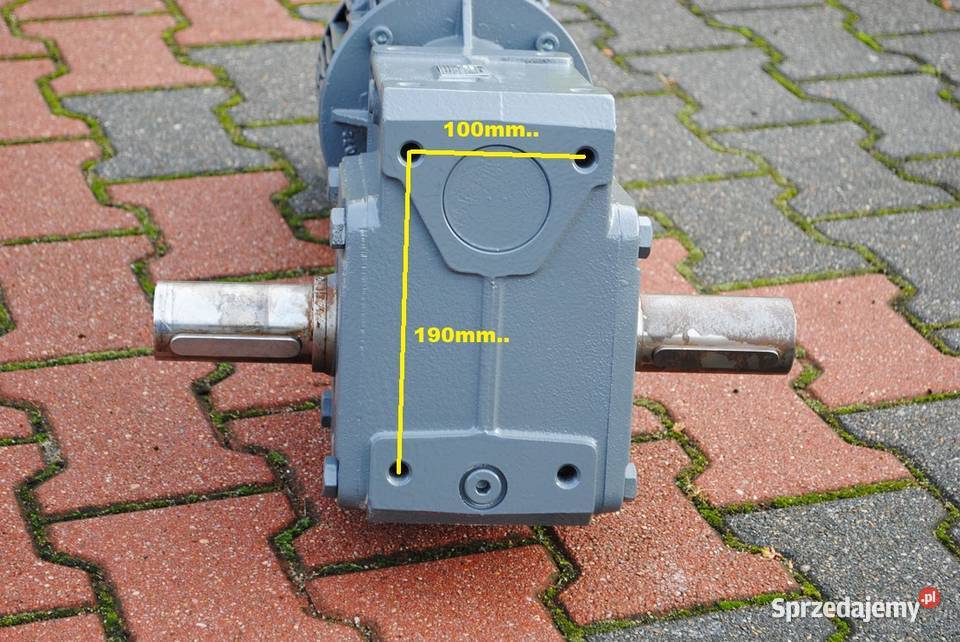 Motoreduktor kątowy 3kw 71obrmin Kargowa