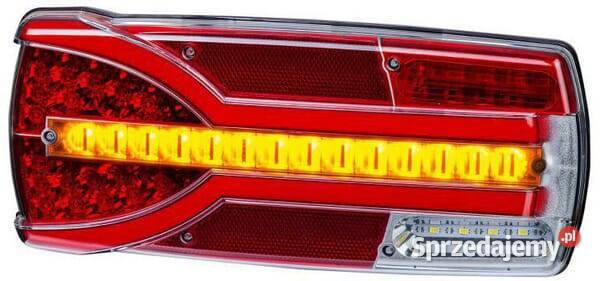 Lampa tylna zespolona LED lewa prostokątna 1224V Kamionna