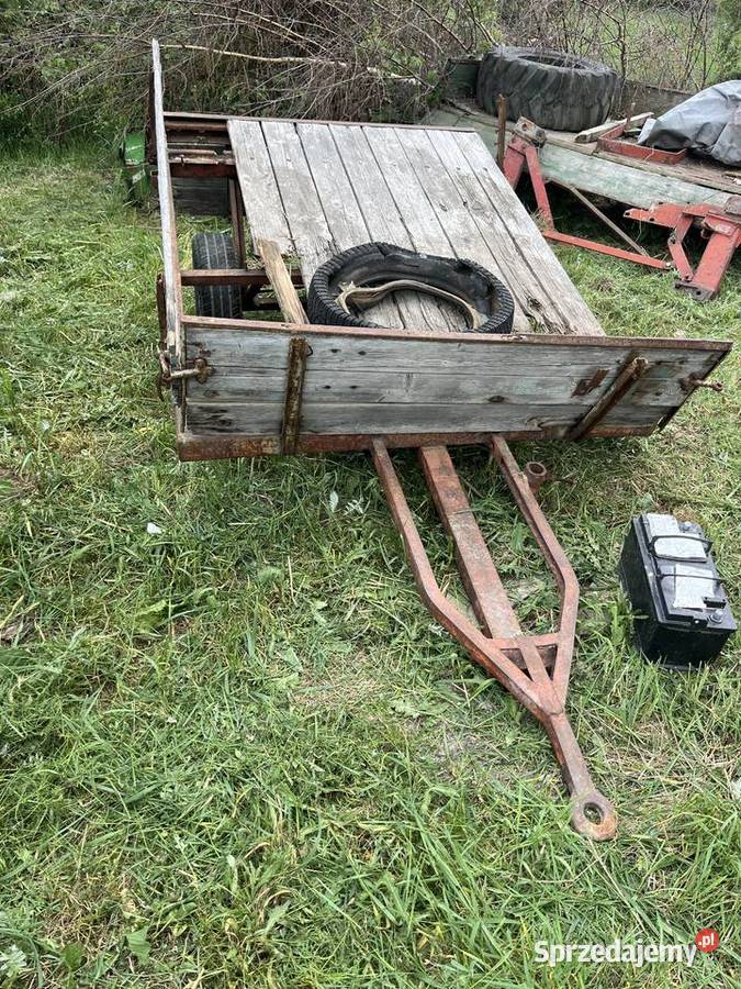 Przyczepka traktorek Quad uszkodzony Zamość