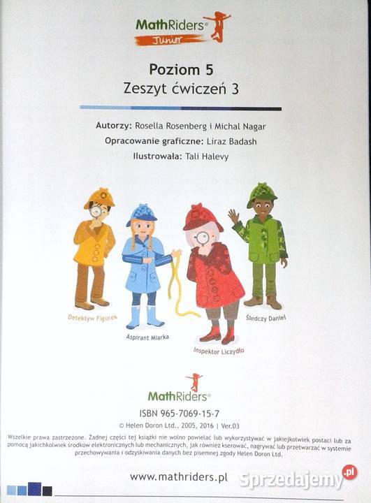 MathRiders Junior Poziom 5 Zeszyt ćwiczeń 3