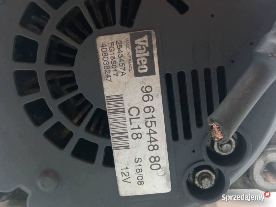 ALTERNATOR 9661544880 20 HDI Citroen C5 II 2007 sprzedam