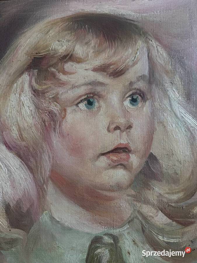 Portret Dziecka Marian Adamczyk M Adam olej na Warszawa