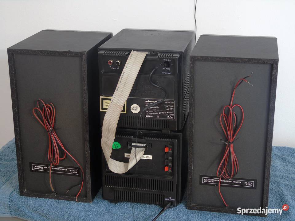 Wieża stereo z kol Radio AUX mag DOSTAWA Jasło