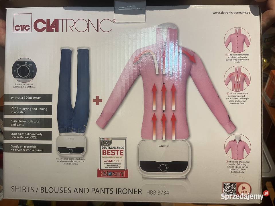 Prasowalnica do koszul i spodni podkarpackie Strzyżów