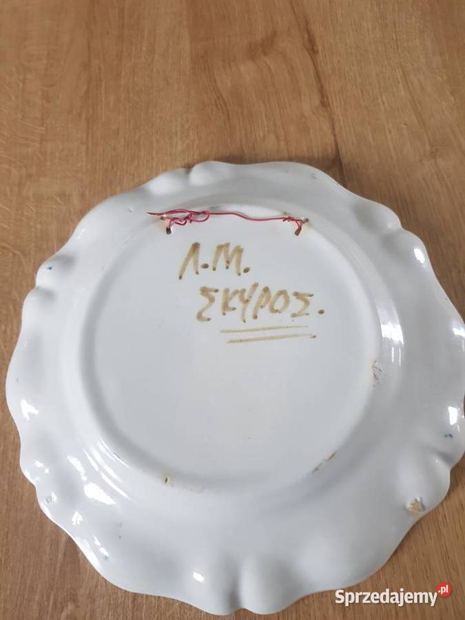 Talerz ozdobny wielkopolskie Wola Podłężna