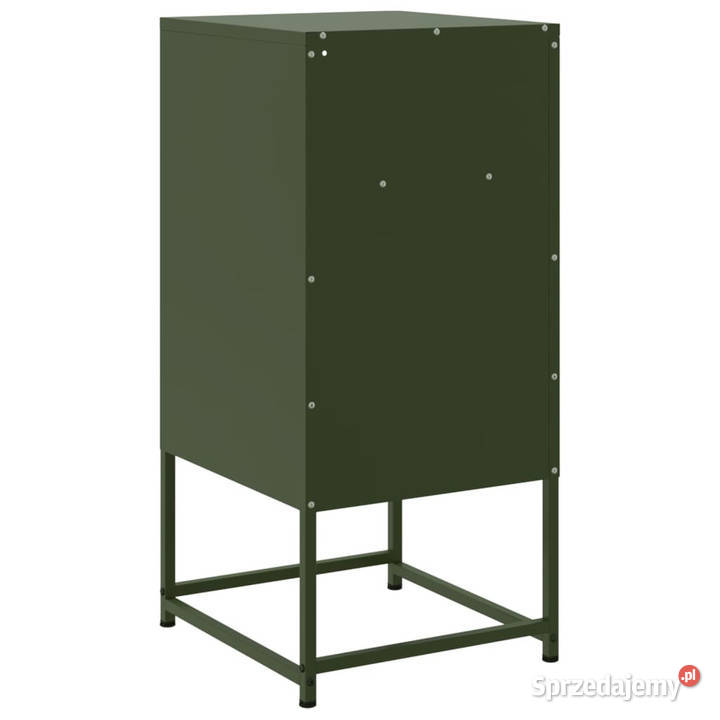Szafka nocna oliwkowa zieleń 36x39x78 stal Warszawa