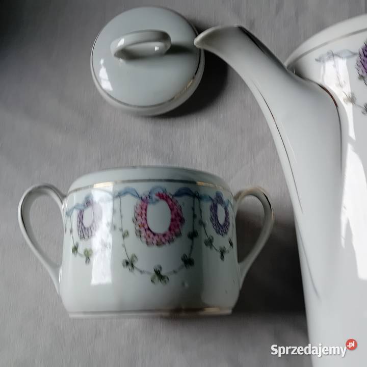 Secesyjny środek stołu porcelana śląska poczatek Koźminek sprzedam