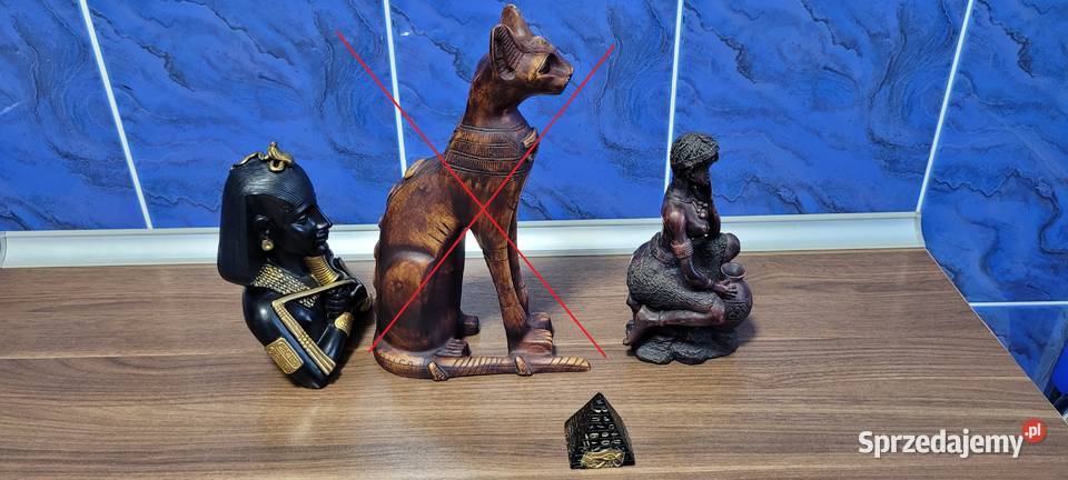 Pamiątki z Egiptu Kair bez figurki KOTA Sosnowiec