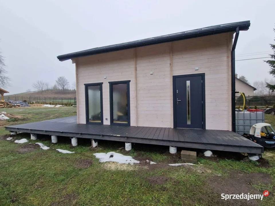 DREWNIANY DOMEK LETNISKOWY JAN III 65 27 M2 Mrągowo