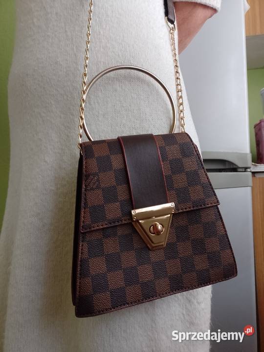 Louis Vuitton Mała brązowa torebka listonoszka Kraków sprzedam