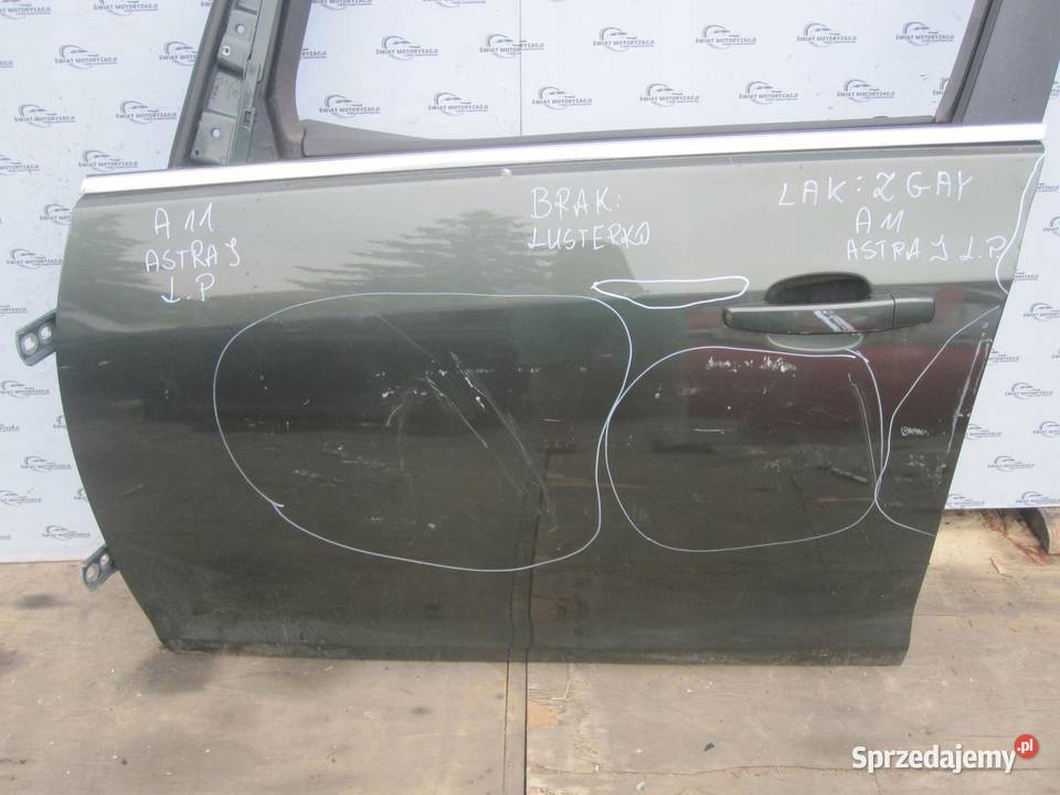 OPEL ASTRA J IV 10r drzwi lewe przód