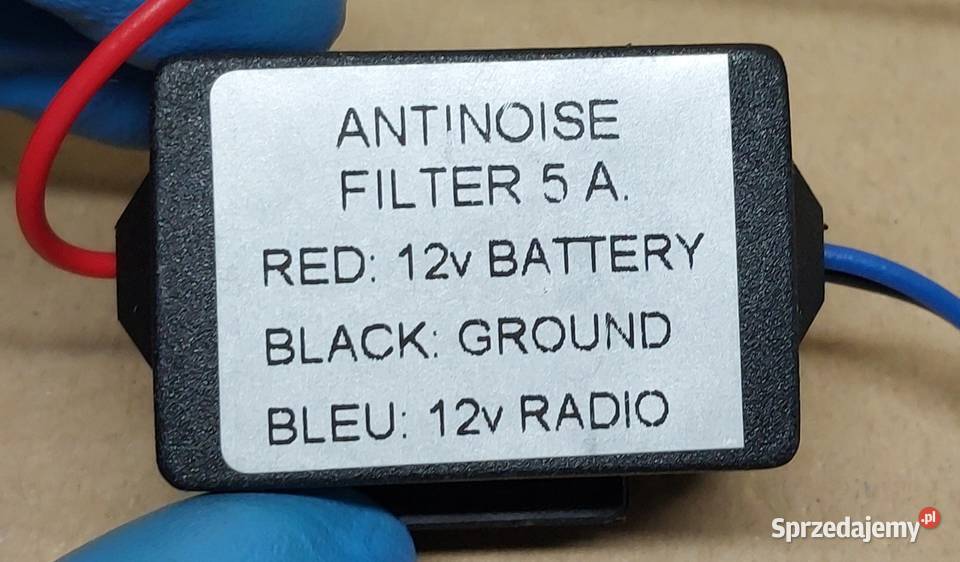 FILTR PRZECIWZAKŁÓCENIOWY 5A 12VDC osobowe
