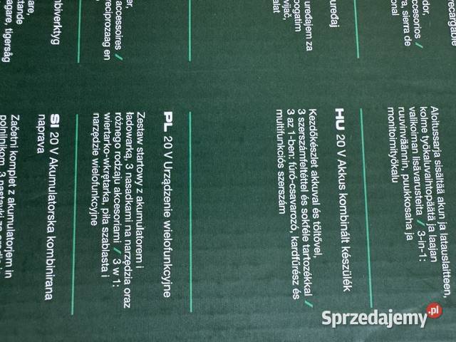 Wiertarka piła i narzędzie 3w1 PARKSIDE PKGA Dąbie