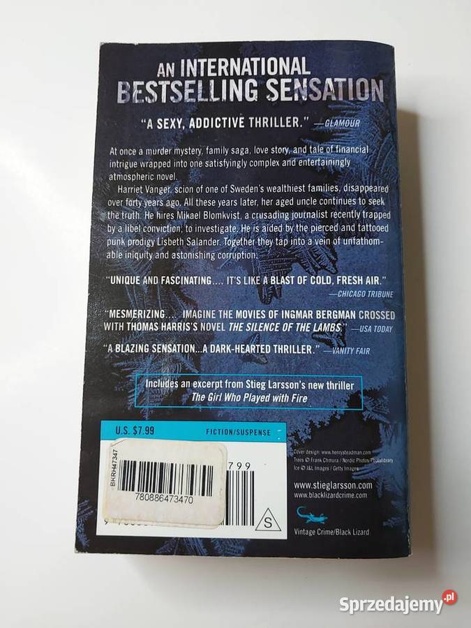 The Girl with the dragon tatoo Stieg Larsson Lublin