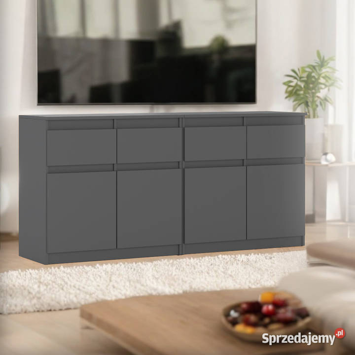 Komoda Loft 4 Szuflady 160 Nowoczesna Szafka 35cm Elbląg sprzedam