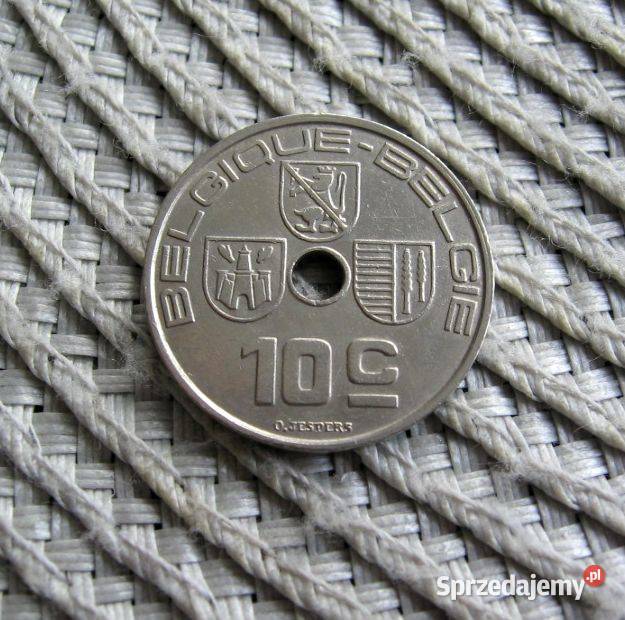 Belgia 10 Cent 1938r Kalisz