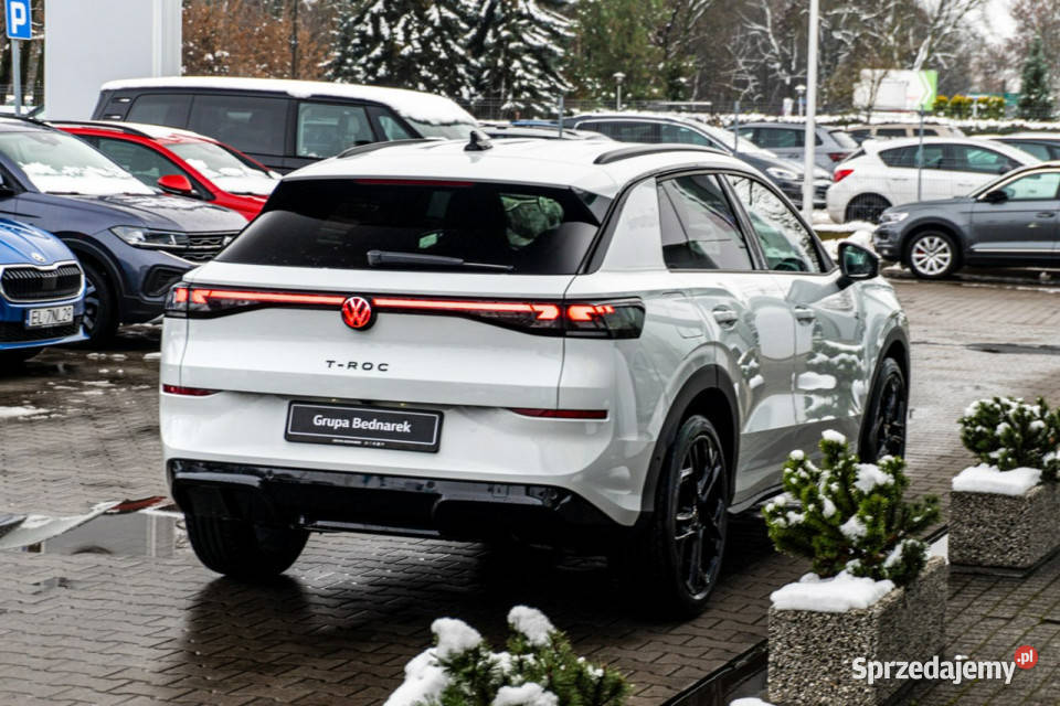 Volkswagen TRoc RLine 15 eTSI 150 DSG DEMO II elektryczne lusterka łódzkie Łódź