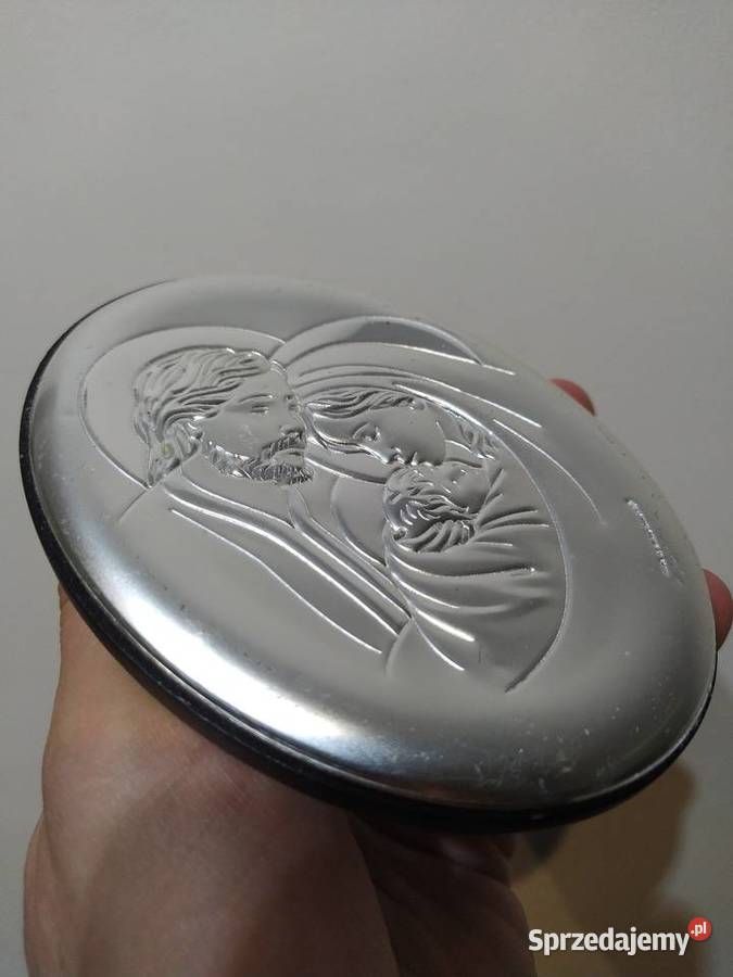 Posrebrzany obrazek Święta Rodzina Kraków