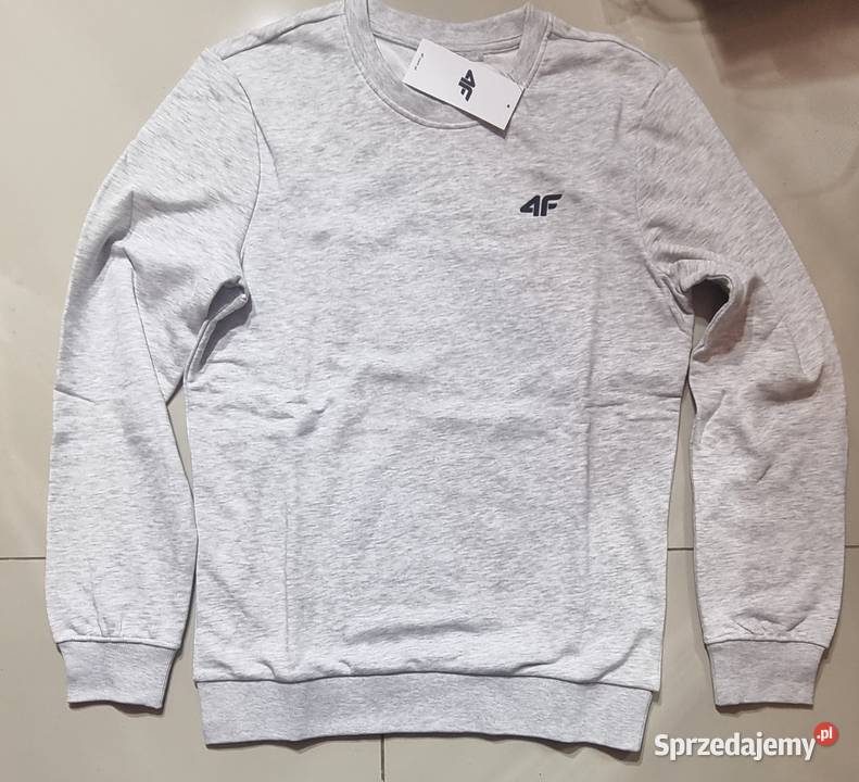 Bluza 4F dresowa męskaszara małe logo rozmiar M Rozmiar M dolnośląskie