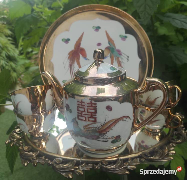 Chiński zestaw do herbaty używany do ceremonii Pabianice