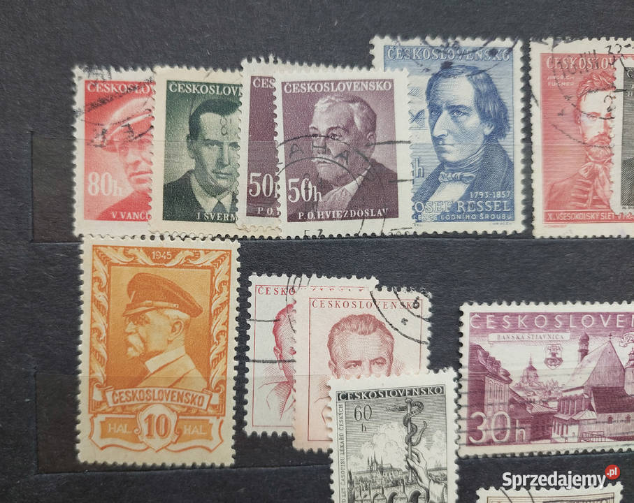 Czeskie stare znaczki zestaw