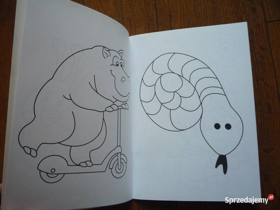 Kolorowanki najmłodszych Zwierzęta zachodniopomorskie Szczecin sprzedam