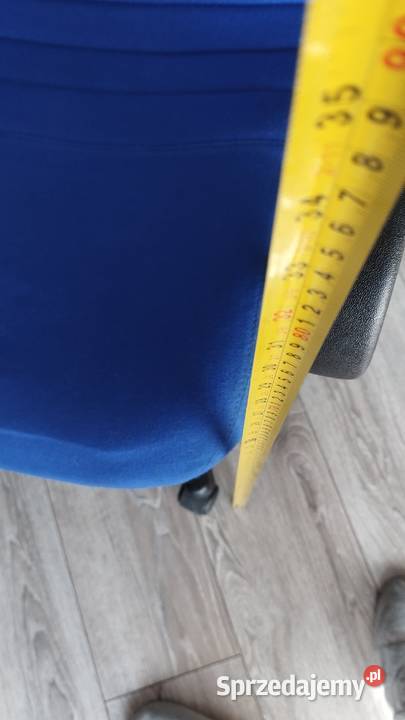 fotel krzesło obrotowe niebieskie Poznań