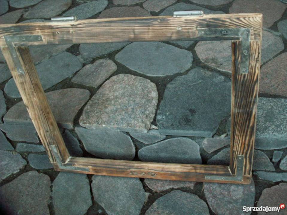 Rama okienna lustro aranżacja wnętrz 60x49 warmińsko-mazurskie Ełk