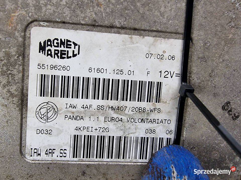 KOMPUTER SILNIKA ECU FIAT PANDA 55196260 osobowe Lipno