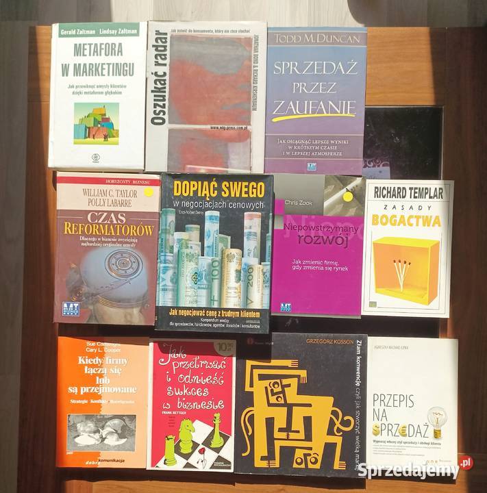 Książki o tematyce sprzedażowo marketingowej Antykwariat mazowieckie Warszawa