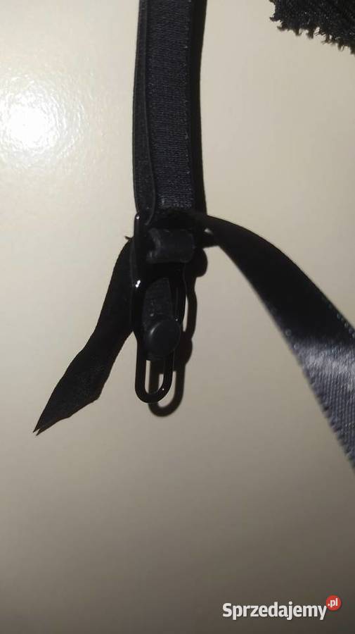 Ekskluzywny nowy czarny koronkowy pas do Ostrów Wielkopolski