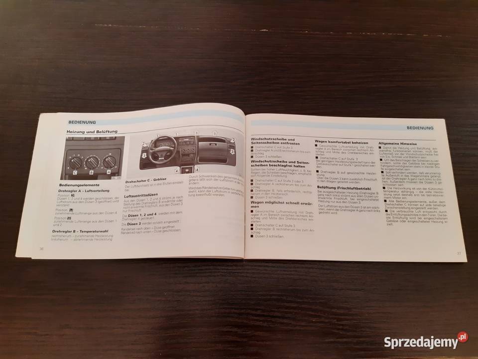 Volkswagen Polo 86c2f Instrukcja obsługi Gdańsk