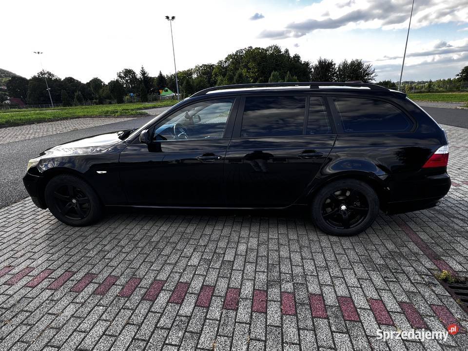Bmw e61 520d lift android czarna Lci Seria 5 śląskie Bielsko-Biała sprzedam
