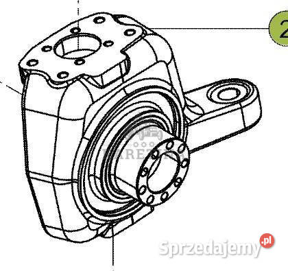 CLAAS Arion 610 660 Zwrotnica Przedniej Osi Jastrzębniki sprzedam